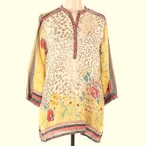 Johnny Was 2019 Silk Blouse